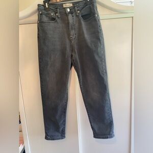 Madewell Women's Gray Straight Leg Jeans